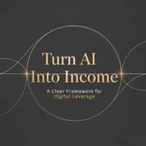 Turn AI into Income: Build, Brand & Automate Digital Products Like a Pro