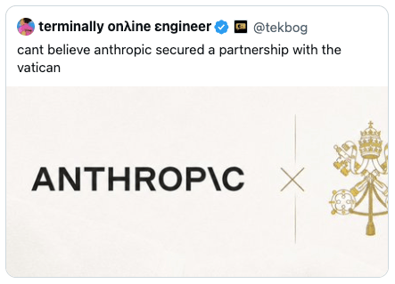 Pope Leo isn't joining Anthropic, but the memes are funny